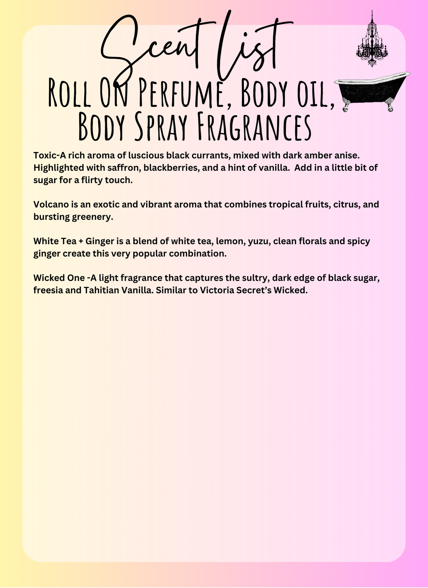 PICK 5 Travel Size Body Spray | Portable + Vacation Friendly + Scent on the Go