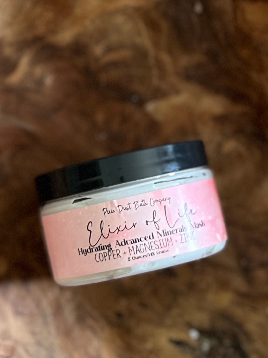 Detoxifying Mineral Facial Mask with Copper, Zinc, and Magnesium - Pixie Dust Bath Company