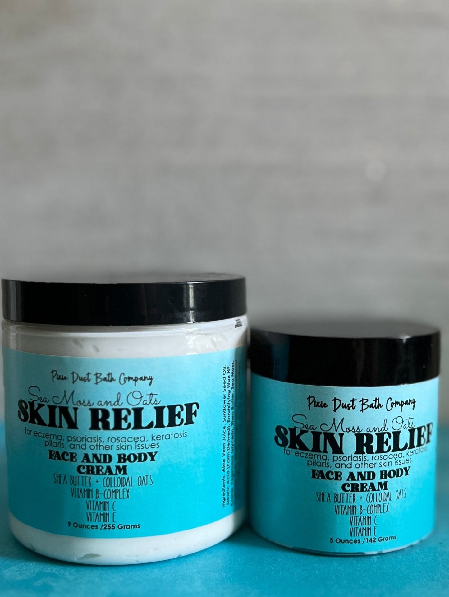 Face and Body Cream for Eczema + Colloidal Oats and Sea Moss - Pixie Dust Bath Company