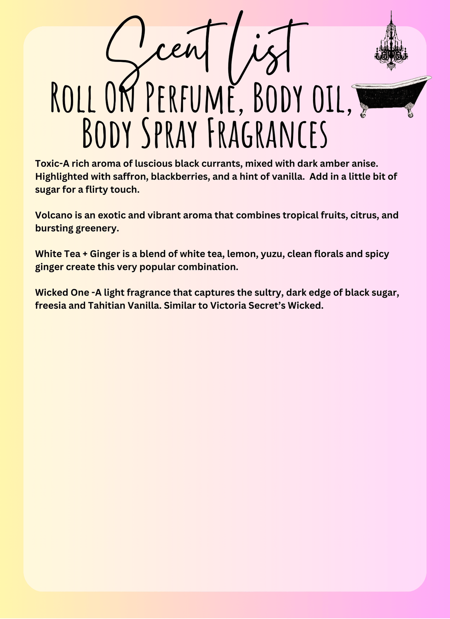 Pick 5 Sample Size Body Mist | Travel Size Body Spray - Pixie Dust Bath Company