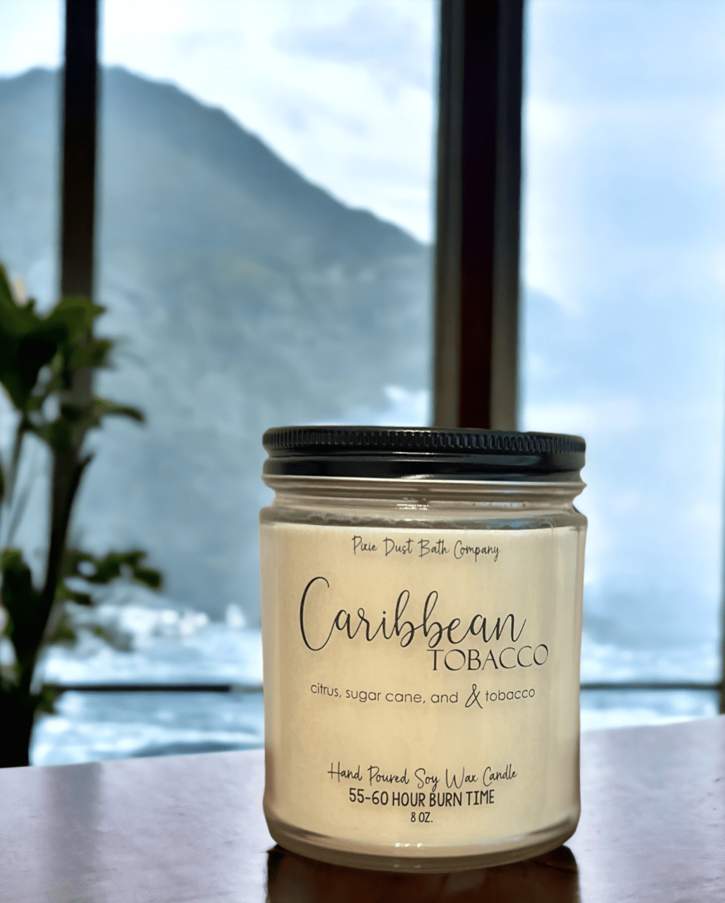 Caribbean Tobacco Soy Candle - Pixie Dust Bath Company