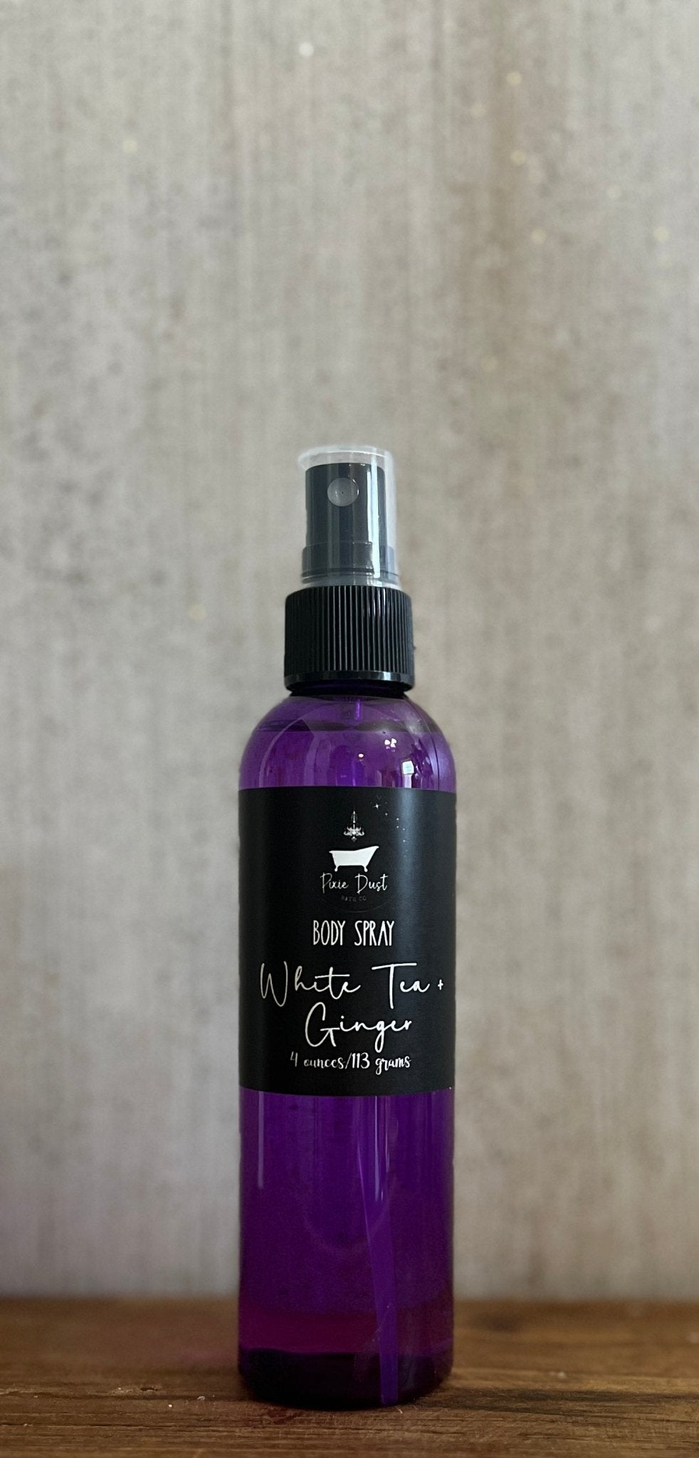 White Tea + Ginger Body Spray - Pixie Dust Bath Company