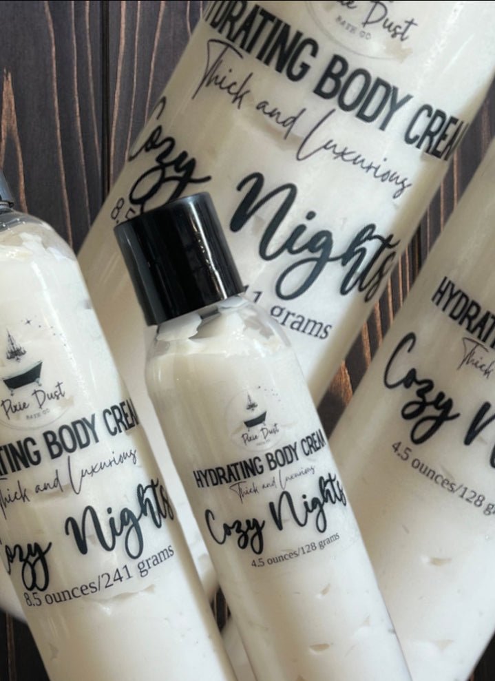Wholesale: Hydrating Body Cream (4.5 Ounce Bottle) - Pixie Dust Bath Company