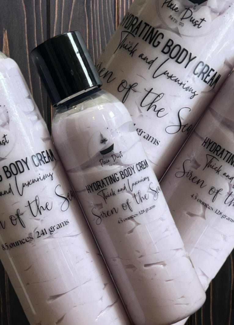 Wholesale: Hydrating Body Cream (4.5 Ounce Bottle) - Pixie Dust Bath Company