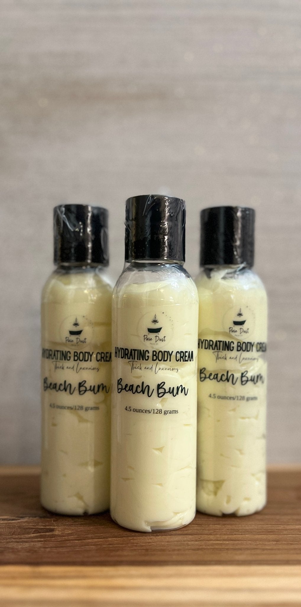 Beach Bum Hydrating Body Cream - Pixie Dust Bath Company