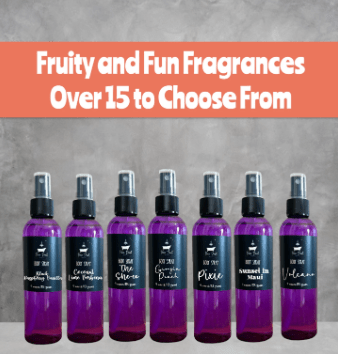 Fruity and Fun Scented Body Spray Fragrances - Pixie Dust Bath Company