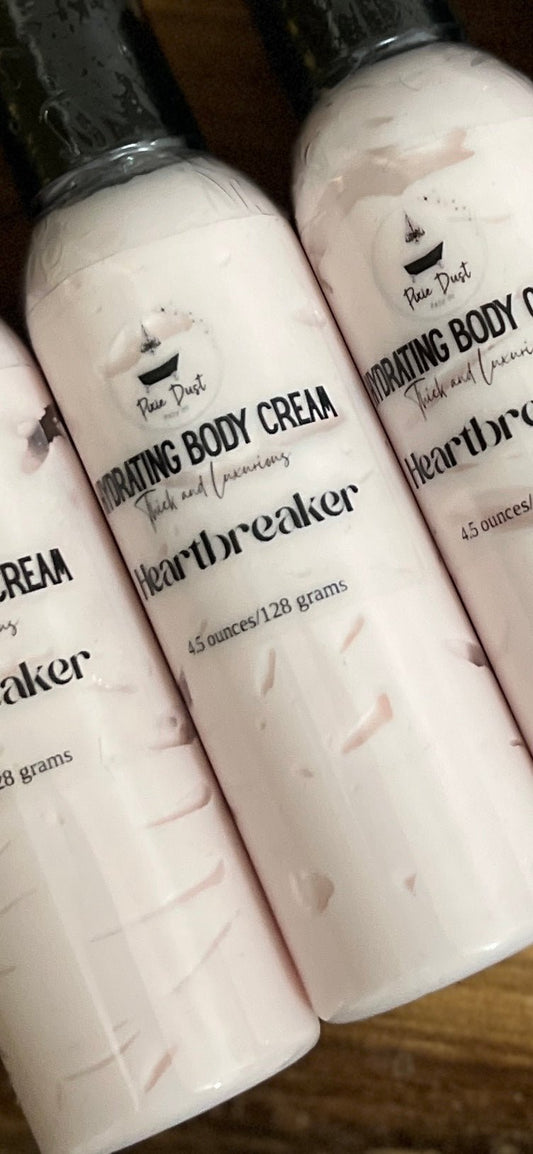 Heartbreaker Hydrating Body Cream Lotion - Pixie Dust Bath Company