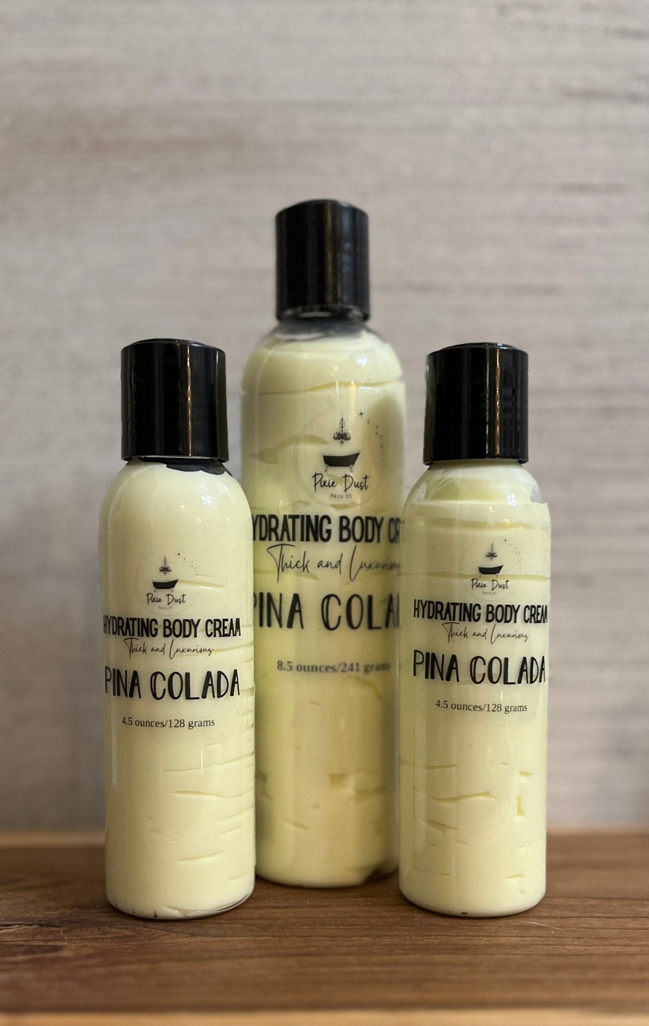 Pina Colada Hydrating Body Cream Lotion - Pixie Dust Bath Company