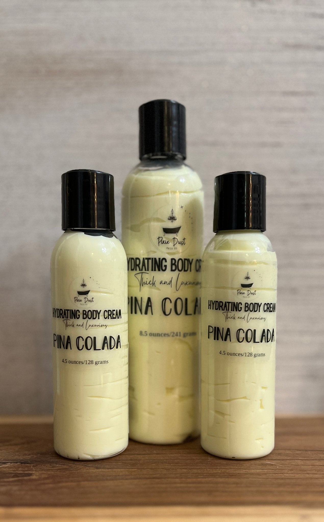 Pina Colada Hydrating Body Cream Lotion - Pixie Dust Bath Company