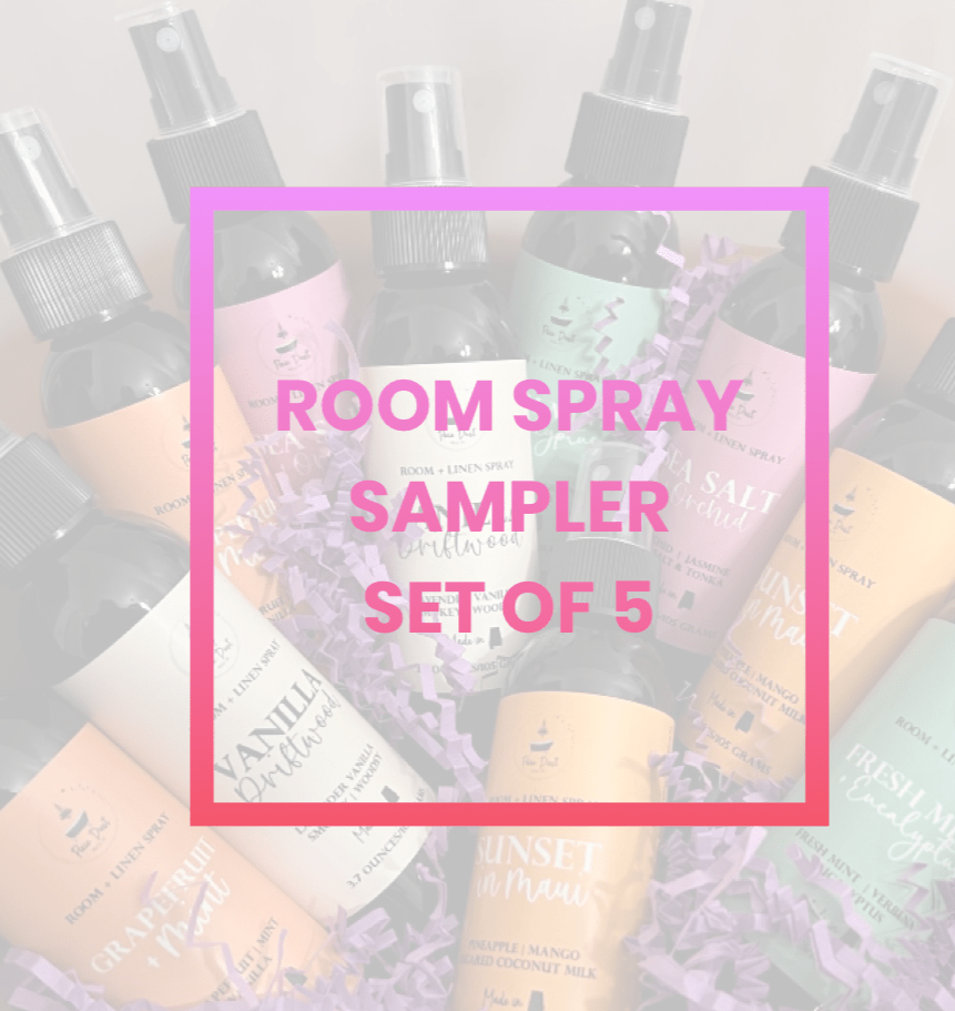 Sample Set Room + Linen + Car Spray - Pixie Dust Bath Company