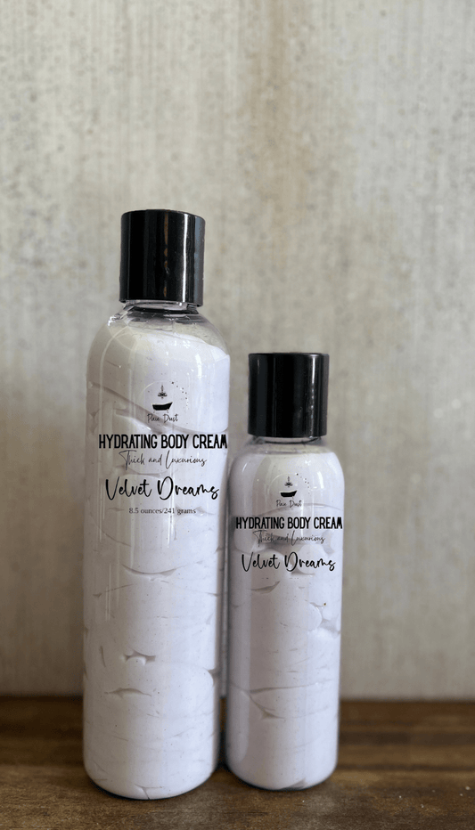 Velvet Dreams Hydrating Body Cream Lotion - Pixie Dust Bath Company