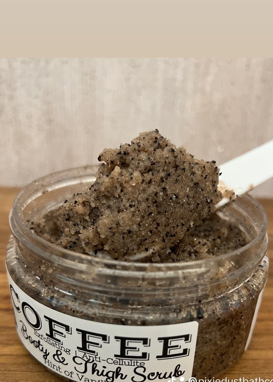 8 oz Coffee Scrub Rise and Shine (STRONG Coffee) - Pixie Dust Bath Company