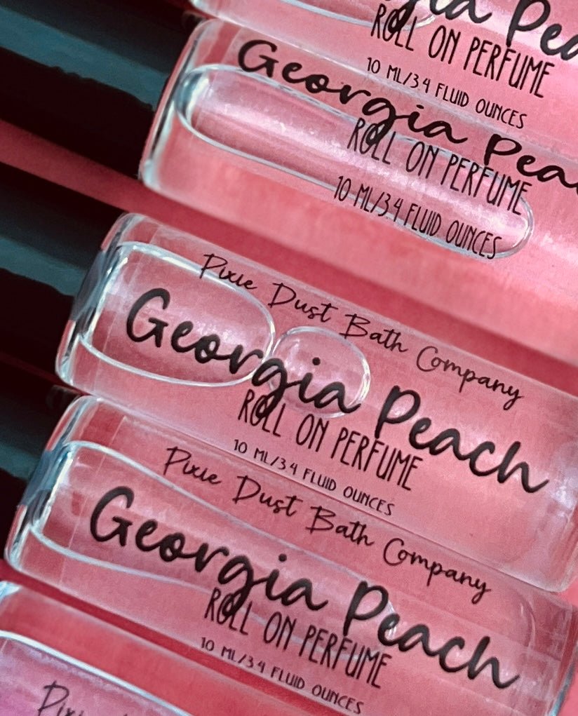 Georgia Peach Roll On Perfume Oil - Pixie Dust Bath Company