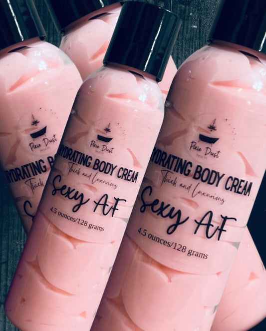 Sexy AF Hydrating Body Cream - Pixie Dust Bath Company