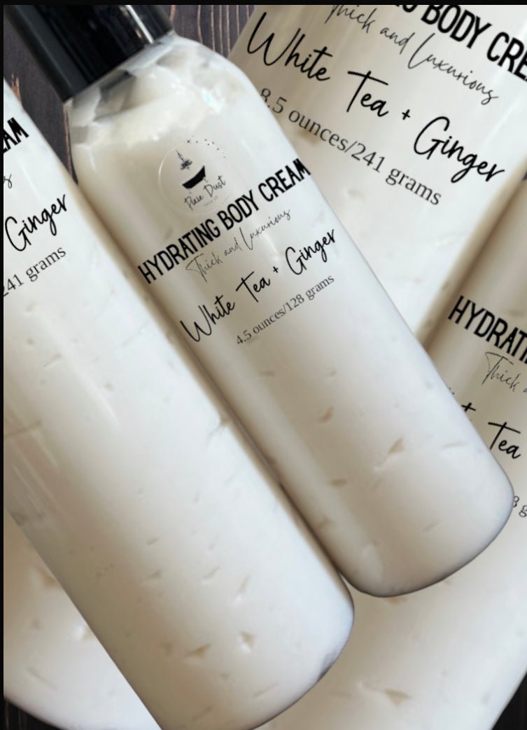 Wholesale: Hydrating Body Cream (4.5 Ounce Bottle) - Pixie Dust Bath Company